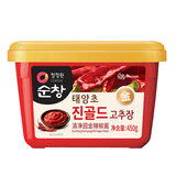 清净园 韩国进口辣椒酱韩式辣酱低脂石锅拌饭酱炒年糕酱米甜辣酱村 辣椒酱450g*1