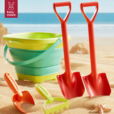 妈宝孖宝沙滩挖沙铲子工具儿童大号3-6-12岁套装赶海边折叠水桶小男孩玩具