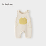 babylove宝宝背带裤春秋外穿连体裤超萌可爱休闲长裤洋气婴儿裤子