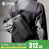 tomtoc胸包男士斜挎包单肩包休闲防水机能时尚Switch收纳包T21S1 Pro款 暗影黑