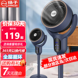 扬子（YANGZI）电风扇空气循环扇智能语音遥控风扇家用客厅办公室大风量低音落地扇摇头净化循环扇 蓝色遥控款【远程遥控+高低可调+八字摇头+定时】