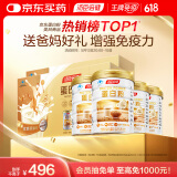 蛋白粉600g礼盒*2套 增强免疫力 含乳清蛋白粉 中老年人营养品