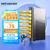 磊科（netcore）S8G 8口千兆交换机 企业级交换器 监控网络办公家用宿舍以太网安全扣分线器 适配弱电箱 兼容百兆