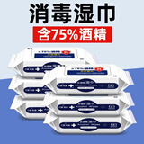 惠寻旅行配件湿巾便携60抽酒精湿巾 酒精杀菌60抽 1 包.