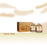 石湾酒厂集团 33度陈太吉酒庄岭南小酒155ml×2瓶 礼盒装小瓶白酒 33%vol 310mL 2瓶