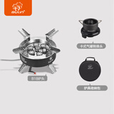 步林（BULin）B18户外炉具大功率猛火七星炉头便携燃气灶自驾露营野餐用品装备 B18七星炉+卡式转换头