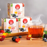 TEEKANNE德国进口覆盆子洛神花蜜桃肉桂果茶袋泡茶组合茶包12包/盒