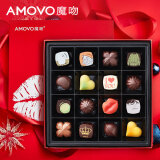 魔吻（AMOVO）巧克力礼盒生日520情人节礼物比利时进口原料零食糖果送男友女友