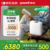 鱼跃(yuwell)医用便携制氧机户外吸氧旅游高原车载充电Spirit-6