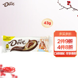 德芙（Dove）丝滑牛奶巧克力排块43g 春游露营下午茶休闲小零食糖果伴手礼物