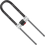 虎顿（HOTUN）玻璃门锁U型锁锁具商铺店面门插锁推拉门玻璃锁长锁u形锁A01-420