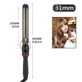 美发电卷棒理发店专用蛋卷头卷发棒大卷两用八字空气刘海女不伤发 经典款钛金色31mm特大卷