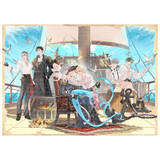 星河动漫【正版官谷】人鱼陷落航海假日系列兰波陆上锦言逸款吧唧流麻色纸 1008块大拼图 人鱼陷落正版周边