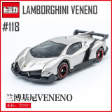 多美（TAKARA TOMY）多美卡合金小汽车模型儿童玩具118号兰博基尼毒药VENENO 801290