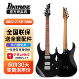 Ibanez依班娜电吉他GRX40 70QA GRG170初学者入门新手男女电吉他套装 GRG121SP-BKN 闪黑色