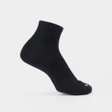 迪卡侬（DECATHLON）跑步袜男袜吸汗透气速干薄款袜子运动袜3双装RUNR 新款黑色（3双装） 35-38（39建议选此项）