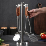 张小泉304不锈钢铲勺五件套装厨房锅铲大漏勺汤勺煎铲C51795000