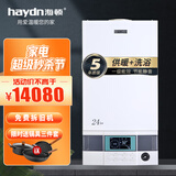 海顿（haydn）燃气壁挂炉天然气海顿发现者全预混冷凝壁挂炉 锅炉 洗浴取暖两用节能热效率高 24KW 100-140㎡