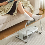 山业防二郎腿搁脚凳 脚踏垫脚凳 办公室垫脚凳 脚踏板抬脚凳 午休腿托 4WAY-按摩款FR032GY