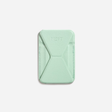 MOFT 磁吸手机支架卡包适配苹果15/14/13轻松手持便携带指环可折叠站立支撑架轻薄设计桌面支架 薄荷绿 GEN4代