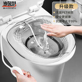 妙馨思坐浴盆男女产妇科浸泡免蹲蒸熏泡药洗屁屁神器肛瘘术后坐便马桶盆 带冲洗器【PET亲肤材质】灰色