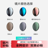 派丽蒙（PARIM）墨镜男防晒大脸显脸小潮酷太阳镜女开车驾驶镜飞行员款眼镜76005 镜框+1.67不偏光镜片 0-800度