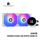 Thermalright(利民)  Frozen Magic 240 WHITE ARGB V2冰封幻境一体式水冷散热器C12W-S V2风扇支持LGA1700