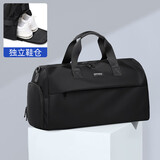 POLO旅行包男手提包男士行李包健身包大容量商务出差运动行李袋黑色
