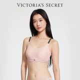维多利亚的秘密 维密字母肩带果冻条背心式运动软支撑字母肩带无痕文胸内衣女 11T1典雅粉-VS标款 11244701 L /XL