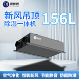 德优匠家用新风吊顶除湿一体机地下室空气抽湿器空气净化 156L/天 -DX156