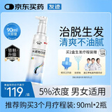 发迹生发喷雾米诺地尔酊90ml 5%浓度男女士专用防脱育发原液治疗斑秃脂溢性严重脱发际线增长药搽剂美匠师