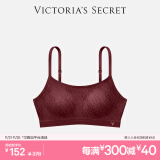 维多利亚的秘密（Victoria's Secret）Q弹软支撑果冻条小雏菊老花蕾丝返定杯薄杯无钢圈背心文胸Ⅲ 05P8酒红色老花 11216630 S