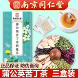 南同四海南京同仁堂蒲公英苦丁茉莉花茶包玫瑰茄木犀科女贞金银花搭三清 蒲公英苦丁茶30小包*3盒