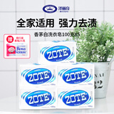 泽丽奇 Zote进口洗衣皂天然椰油植物萃机洗手肥皂 香茅炫白100G*5块