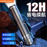 神火（SupFire）手电筒强光超长续航野外生存超亮远射军迷你家小型户外专用穿天炮