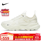 NIKE女休闲鞋老爹鞋TC 7900运动鞋DD9682-100米黄38.5