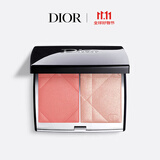 迪奥DIOR双色腮红高光盘257南法假日修容提亮彩妆化妆品生日礼物女友