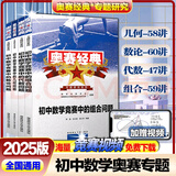 2026奥赛经典专题研究系列初中数学竞赛中的代数问题几何问题组合问题数论问题全套四本初中奥林匹克 奥赛经典【初中数学4本套装】