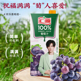 汇源果汁汇源100%果汁纯果汁饮料浓缩无添加果蔬汁 葡萄汁1L*2盒