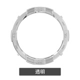 西蒙迪奥适用小米watchs3表圈全包防撞防摔Xiaomi Watch S3表圈表带新款小米watchs3表带男女款配件替换 【透明色】运动数字款表圈 小米watchs3