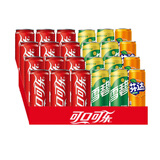 可口可乐（Coca-Cola）可乐*12+雪碧*8+芬达*4 有糖汽水 碳酸饮料  330ml*24瓶