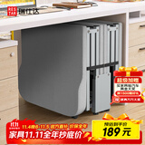 瑞仕达（Restar）折叠床单人办公室午休午睡床医院陪护床简易床四折海绵木板床60cm