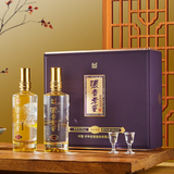 泸州老窖 浓香型白酒 过节送礼 纯粮固态发酵 喜庆高档礼盒 52度 500mL 2瓶 礼盒装