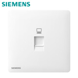 西门子（SIEMENS）插座面板 一位超五类电脑插座 86型弱电插座 灵煜雾沙白