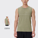 Keep 运动背心男士短袖T恤CoolMax速干训练修身健身运动透气排汗10670 Coolmax 背心-苔藓绿 L