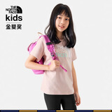 THE NORTH FACE北面童装男女童纯棉短袖T恤户外透气春夏|88ME LK6/粉色 薄款 160 XL（160/76）