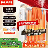 先锋（SINGFUN）取暖器/电热油汀/石墨烯加热电暖器/电暖气片 家用恒温加湿国家补贴取暖器15片油汀DYT-Z21