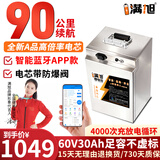 BRIFULLXU电动车电池锂电池60v外卖电瓶三轮大容量磷酸铁锂电摩托车专用款 铁锂60v30ah【双十一抢先购】 【汽车大单体电芯】