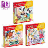 DK丹和贝尔的拼读故事 3册 DK Super Phonics My First Decodable Stories 英文原版 儿童自然拼读 亲子故事绘本