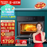 Haotaitai42L58L70L蒸烤箱一体机嵌入式蒸烤箱家用大容量微波炉内嵌式 46L蒸烤箱一体【专业旗舰款】